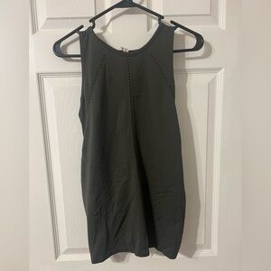 Athleta green tie tank top
